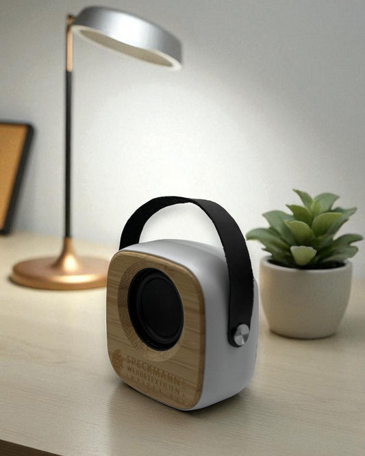 Drahtloser Bluetooth-Lautsprecher aus Bambus