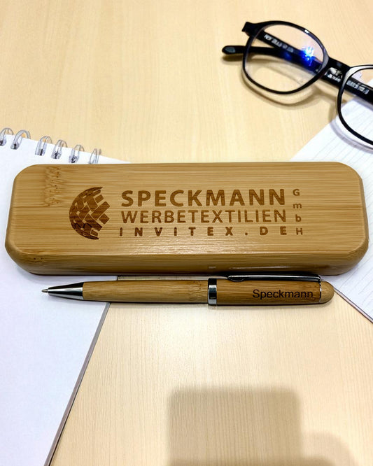 Drehkugelschreiber aus Bambus