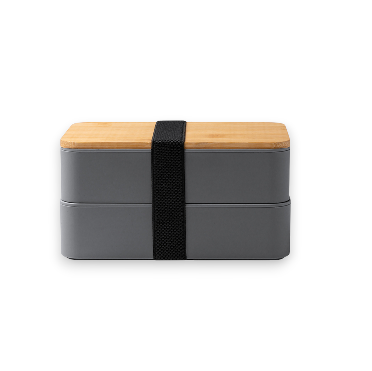 Lunchbox aus PP mit Bambusdeckel