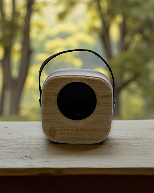 Drahtloser Bluetooth-Lautsprecher aus Bambus
