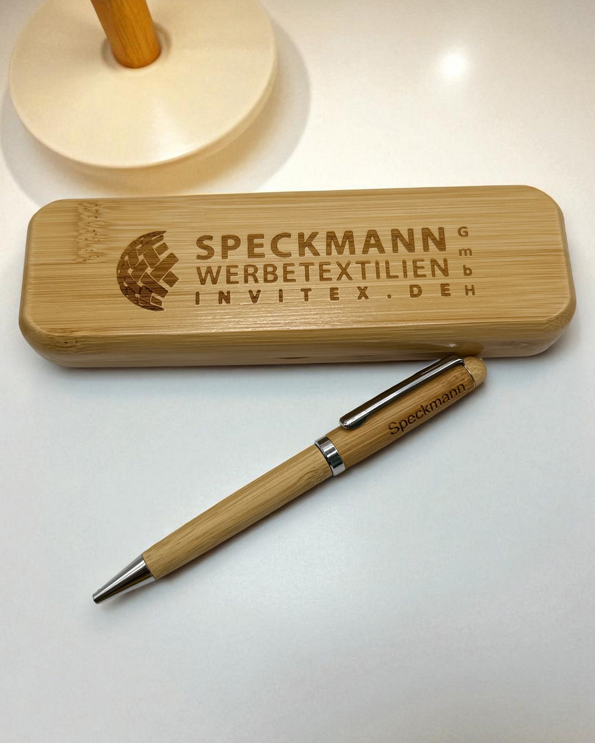 Drehkugelschreiber aus Bambus