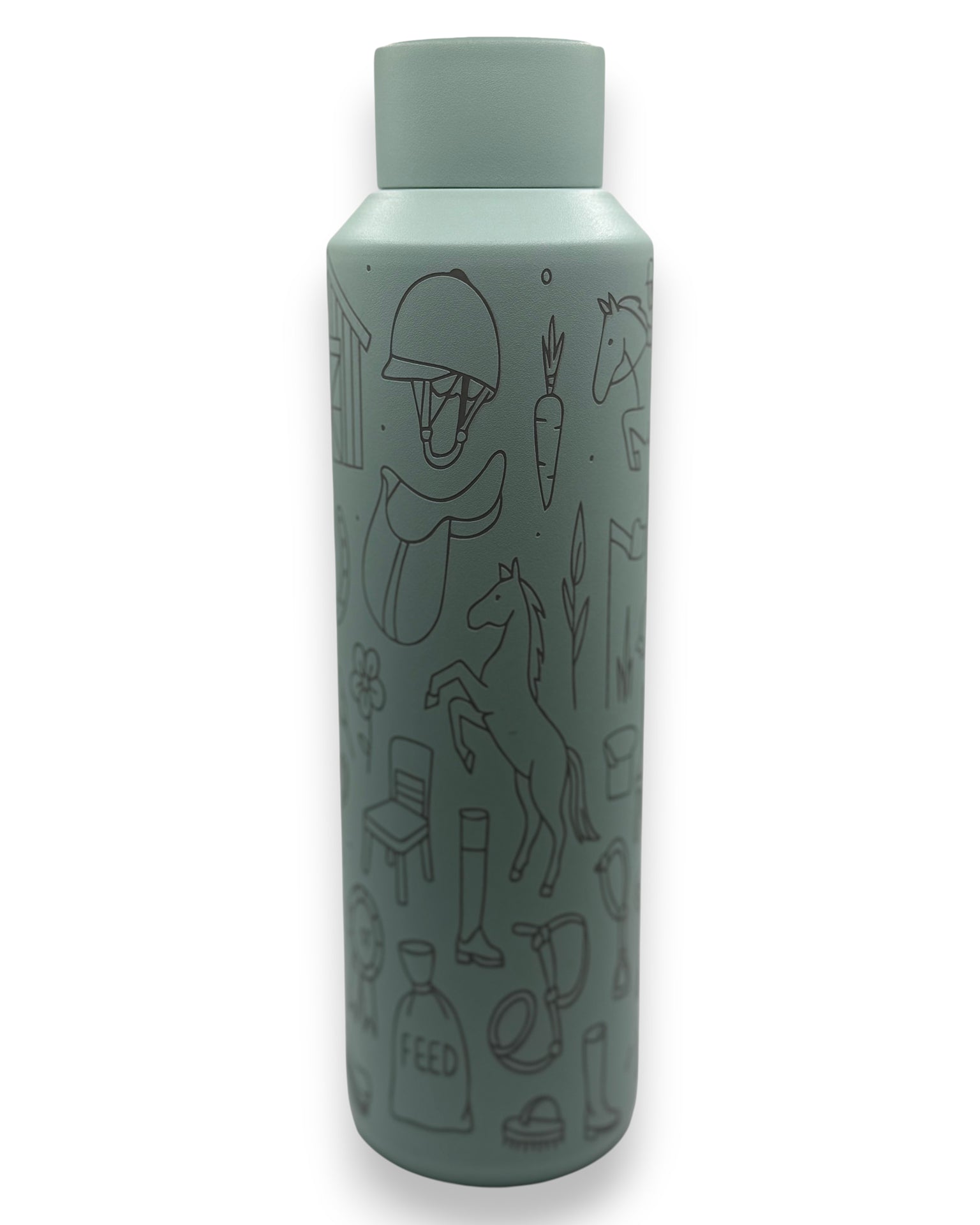 Doppelwandige Thermosflasche aus recyceltem Edelstahl