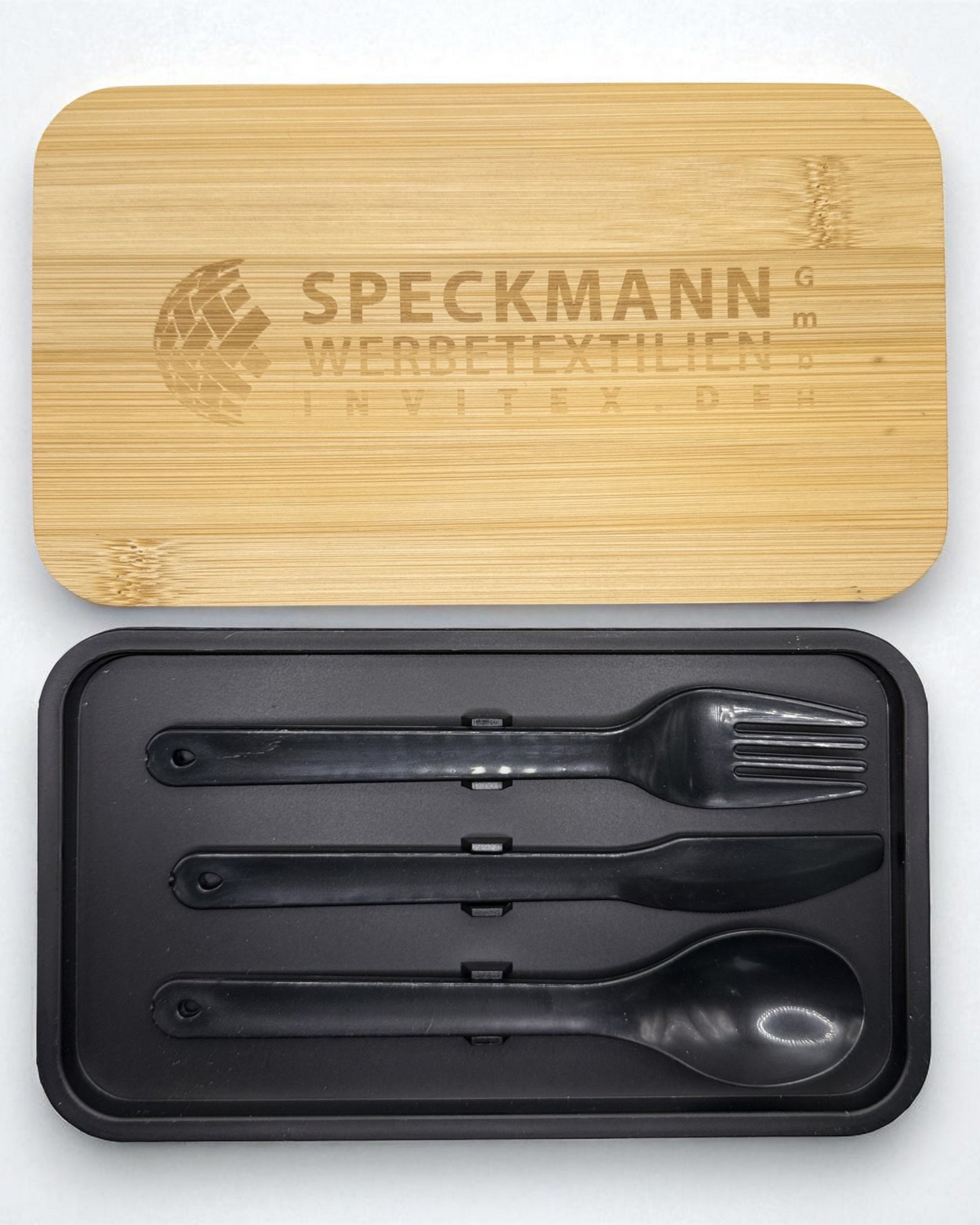 Lunchbox aus PP mit Bambusdeckel