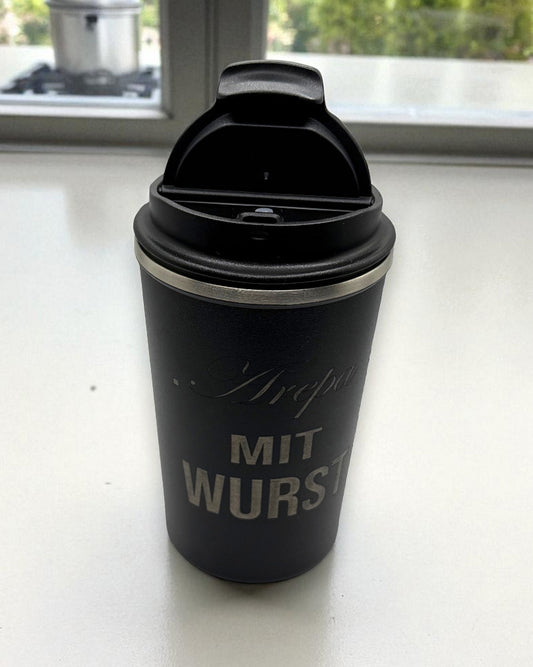 Doppelwandiger Thermosbecher aus Edelstahl 304