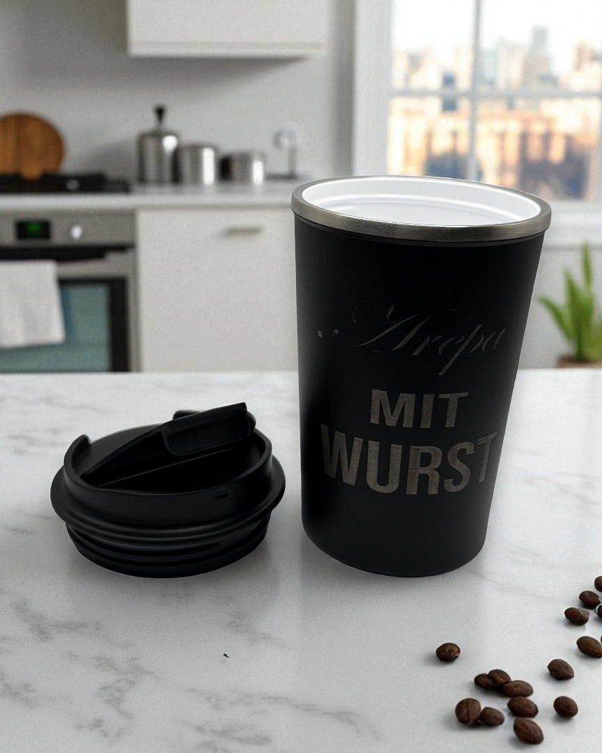 Doppelwandiger Thermosbecher aus Edelstahl 304